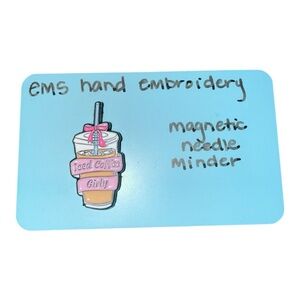 Magnetic Needle Minder - Pink and Brown